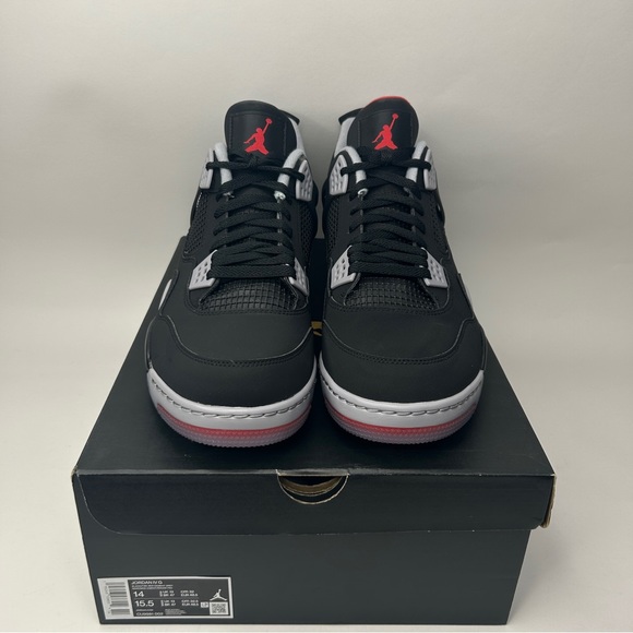 Nike Air Jordan 4 Retro Golf “Bred” 2023 - Picture 2 of 4